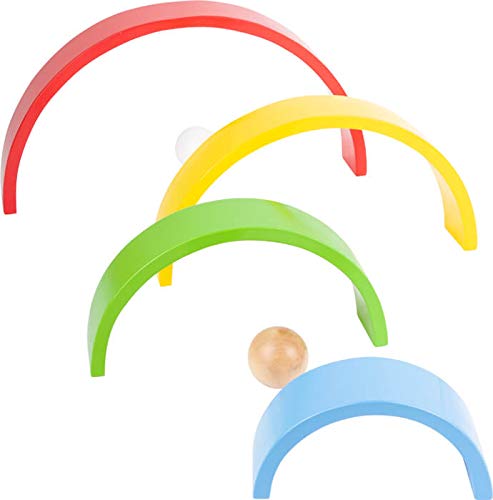 Holz-Regenbogen XL – Stapelspielzeug (12-teilig)