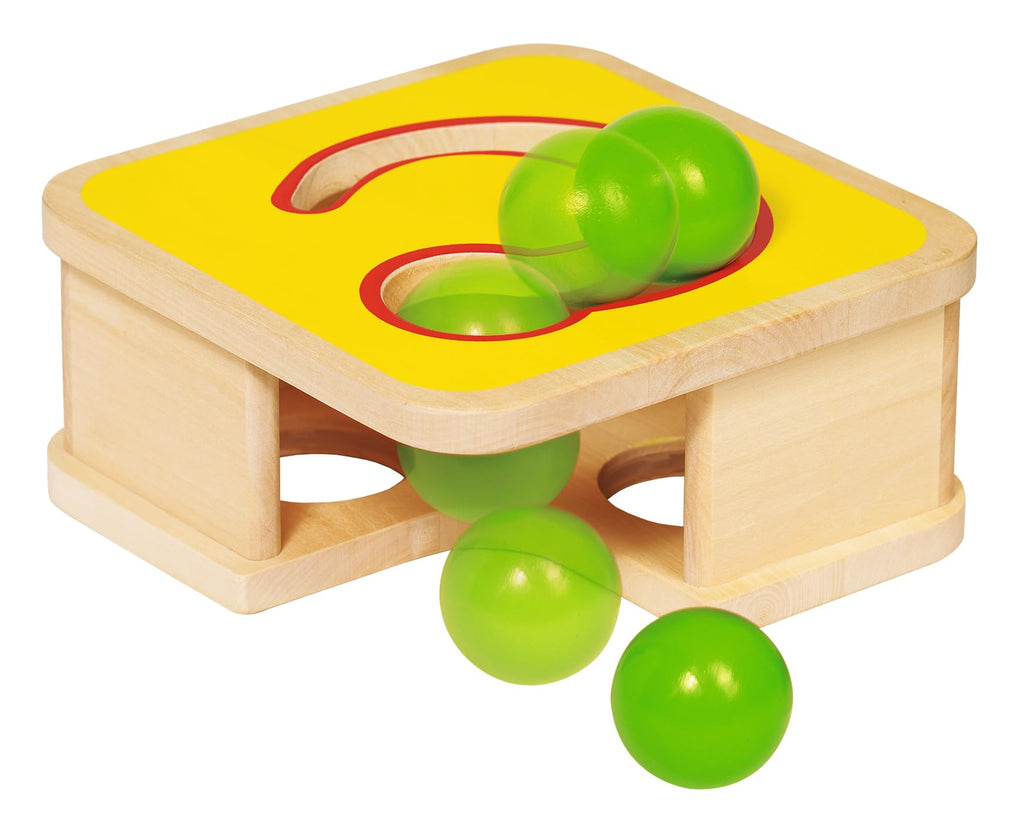 goki Hammerbank & Kugelbahn – 2-in-1 Motorikspielzeug